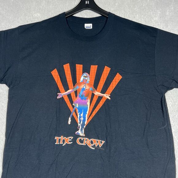 VTG The Crow T Shirt Men’s 2XL 2004 Movie Promo Black Tee Brandon Lee Bruce - Picture 2 of 11